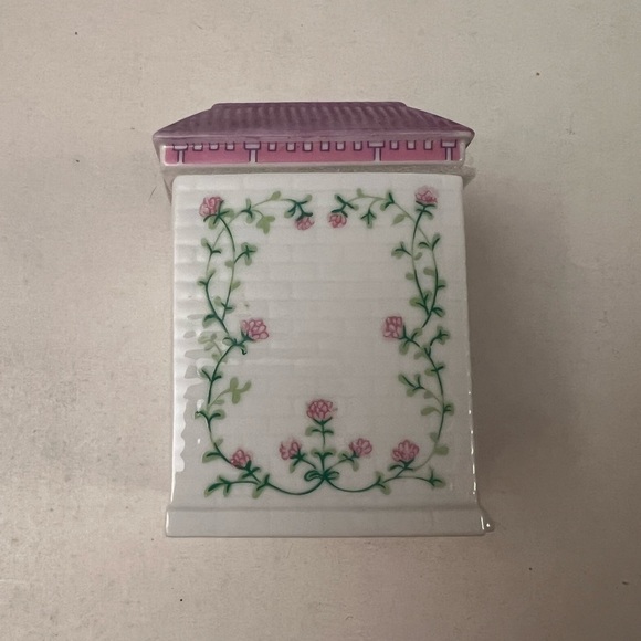 The Lenox Spice Village 1989 Porcelain House Jar Thyme Vintage Replacement - Picture 5 of 7